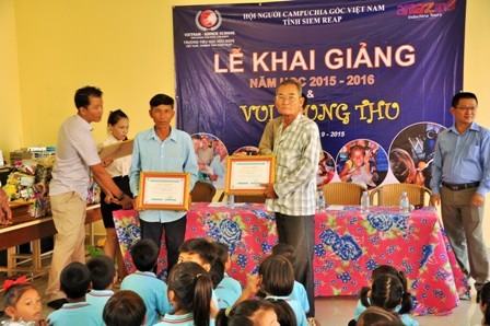 Khai trương Trường Tiểu học Hữu nghị Việt Nam Khmer tỉnh Siem Reap, Campuchia - ảnh 7